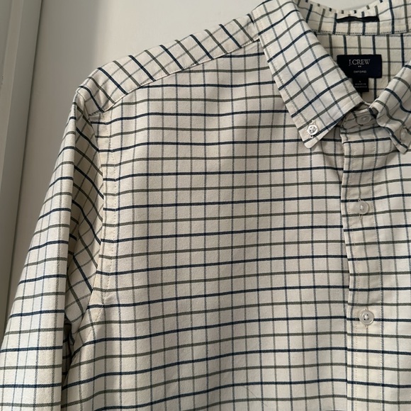 JCrew windowpane button up - Picture 4 of 7